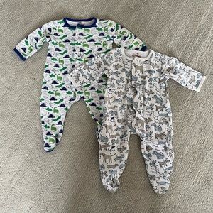 Set of 2 Magnetic Me Pajamas - Organic Cotton - 6 months